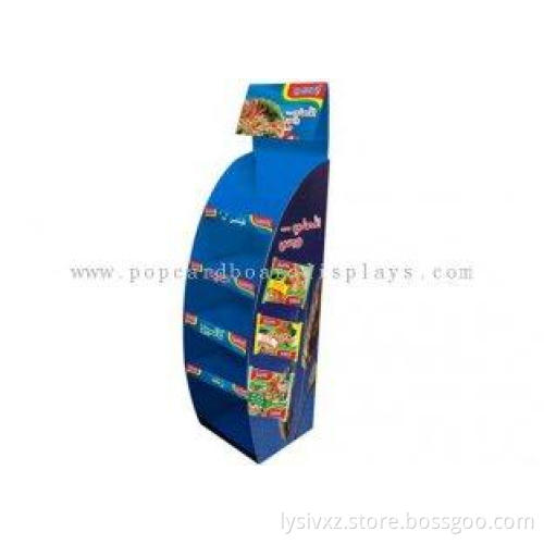 Corrugated Cardboard Display with Cambered Stand ENTD042 fo
